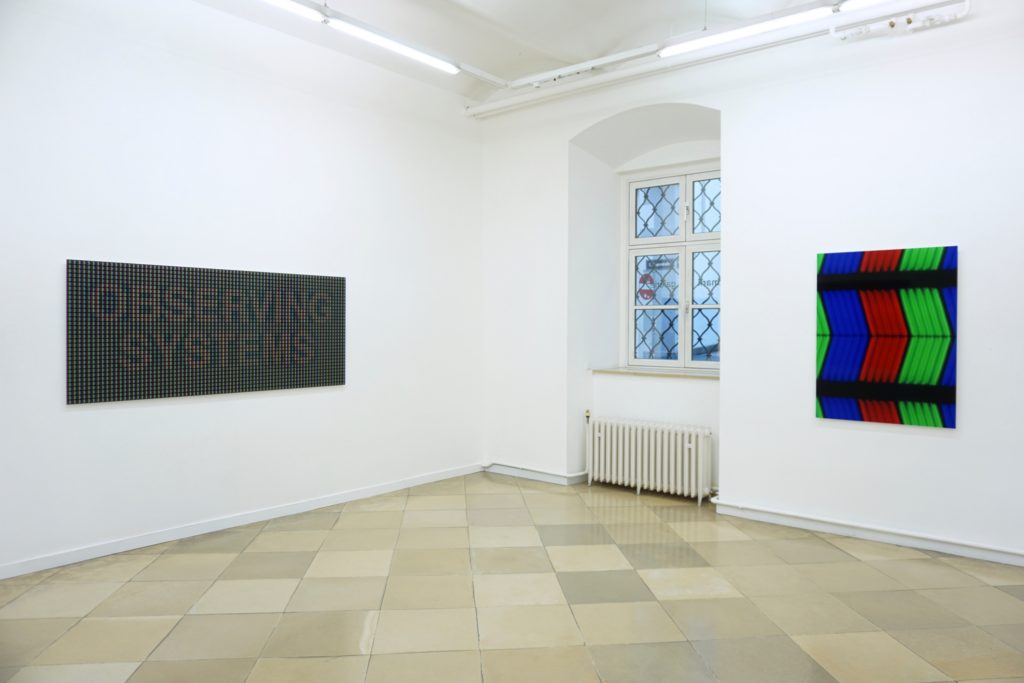 Ausstellungsansicht, STACCIO, Günther Selichar, artmark galerie, Wien 2022.