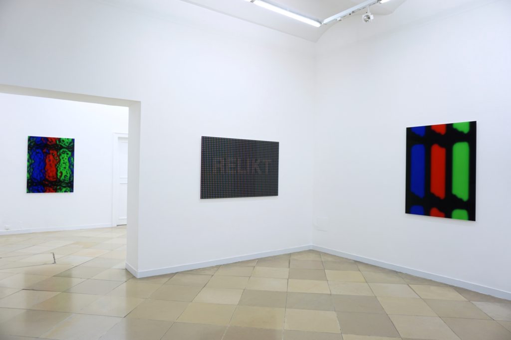 Ausstellungsansicht, STACCIO, Günther Selichar, artmark galerie, Wien 2022.